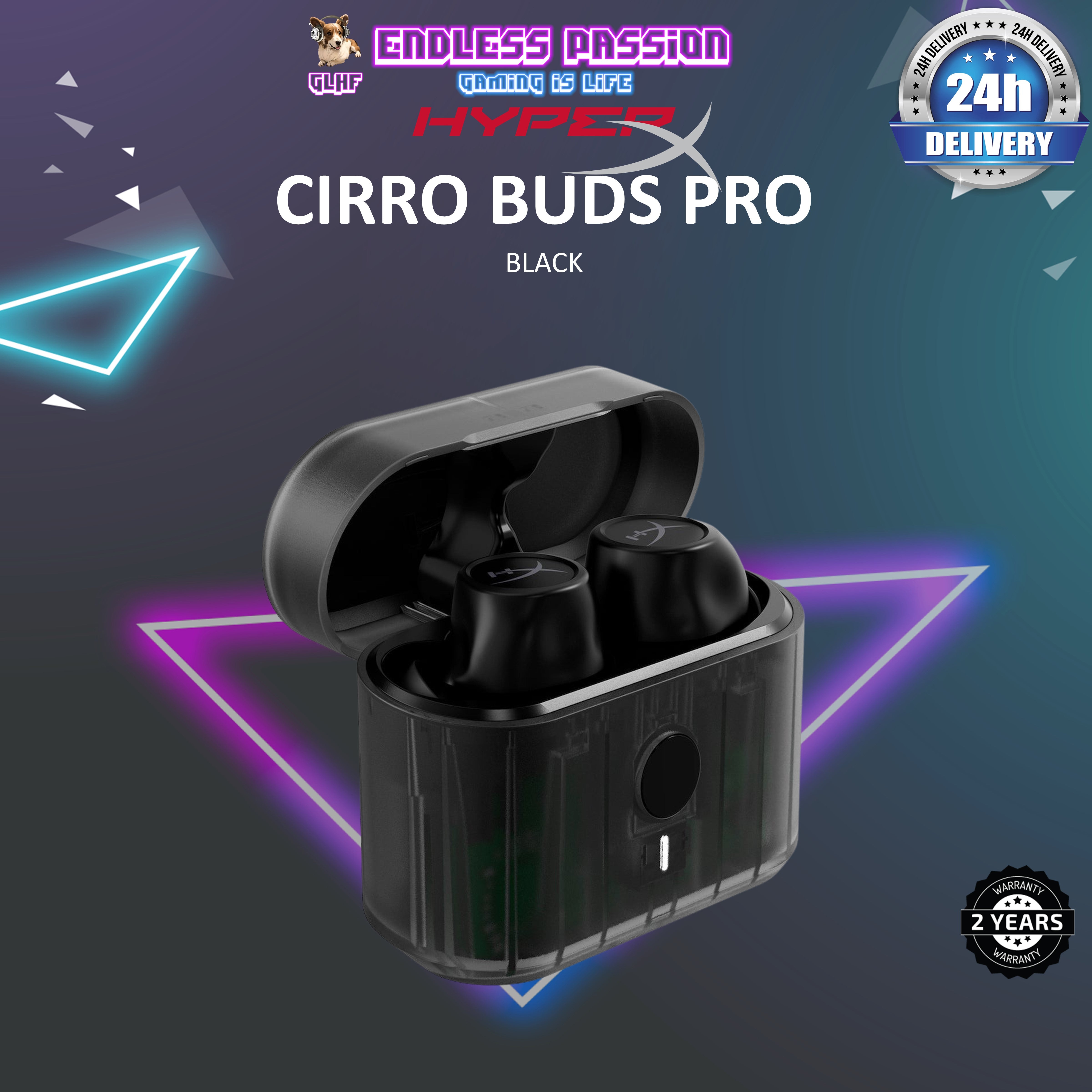 【新品】HyperX Cirro Buds Pro ワイヤレスイヤホン ブラック Amazon.com: HyperX Cirro Buds Pro – True Wireless Earbuds