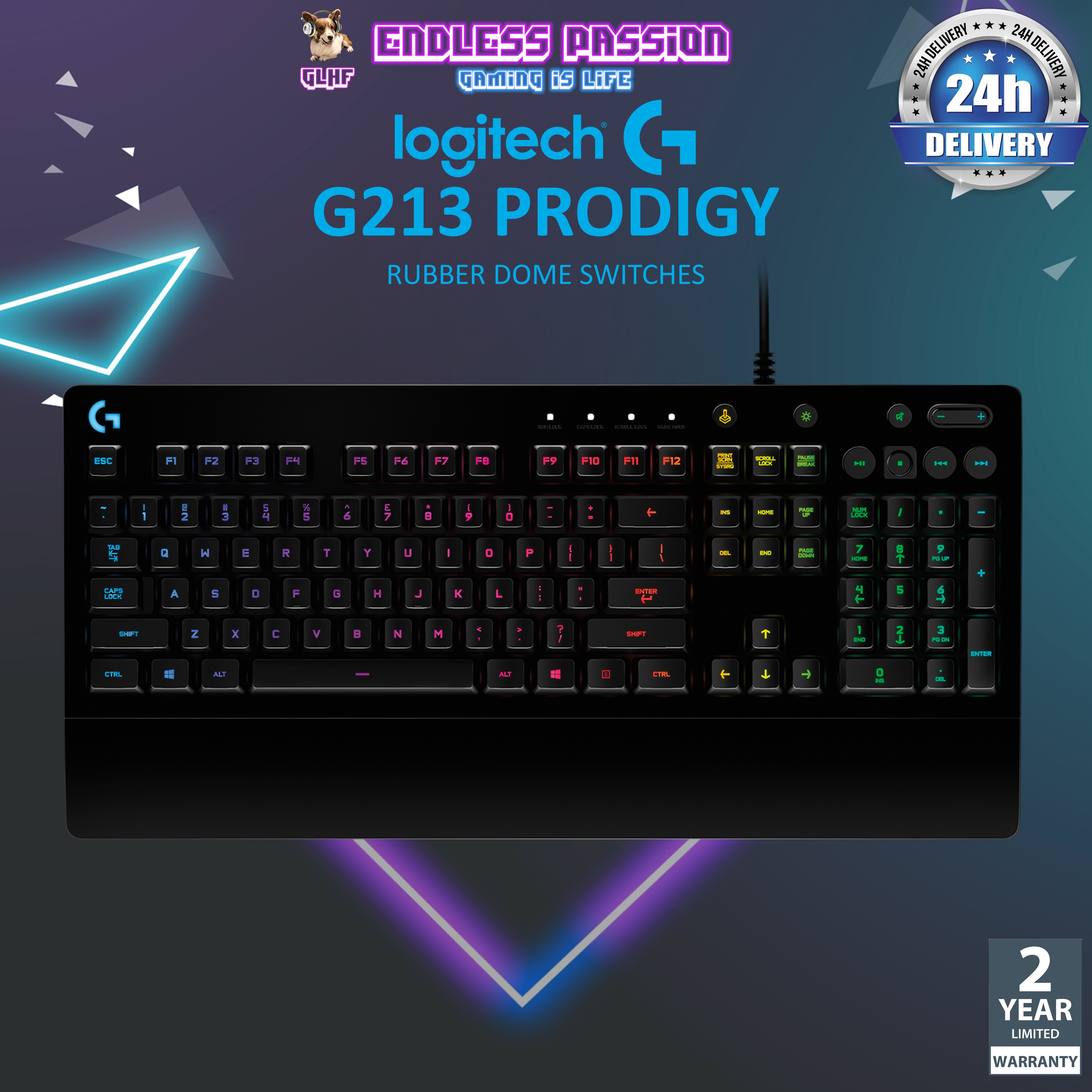 Logitech G213 Prodigy Gaming RGB Keyboard – Endless Passion
