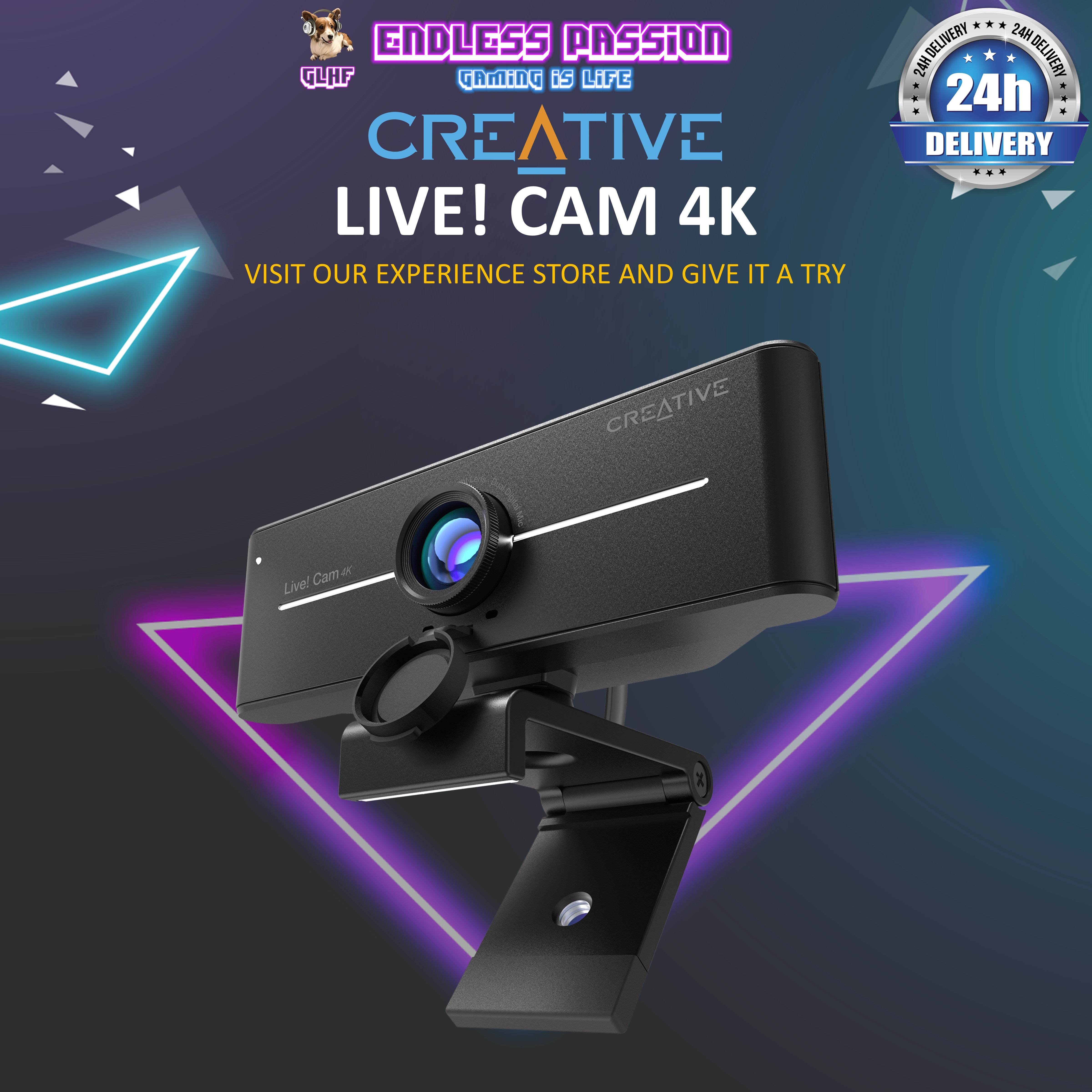 Creative LIVE! CAM SYNC 4K 本体 Creative Live! Cam Sync 4K Review | PCMag