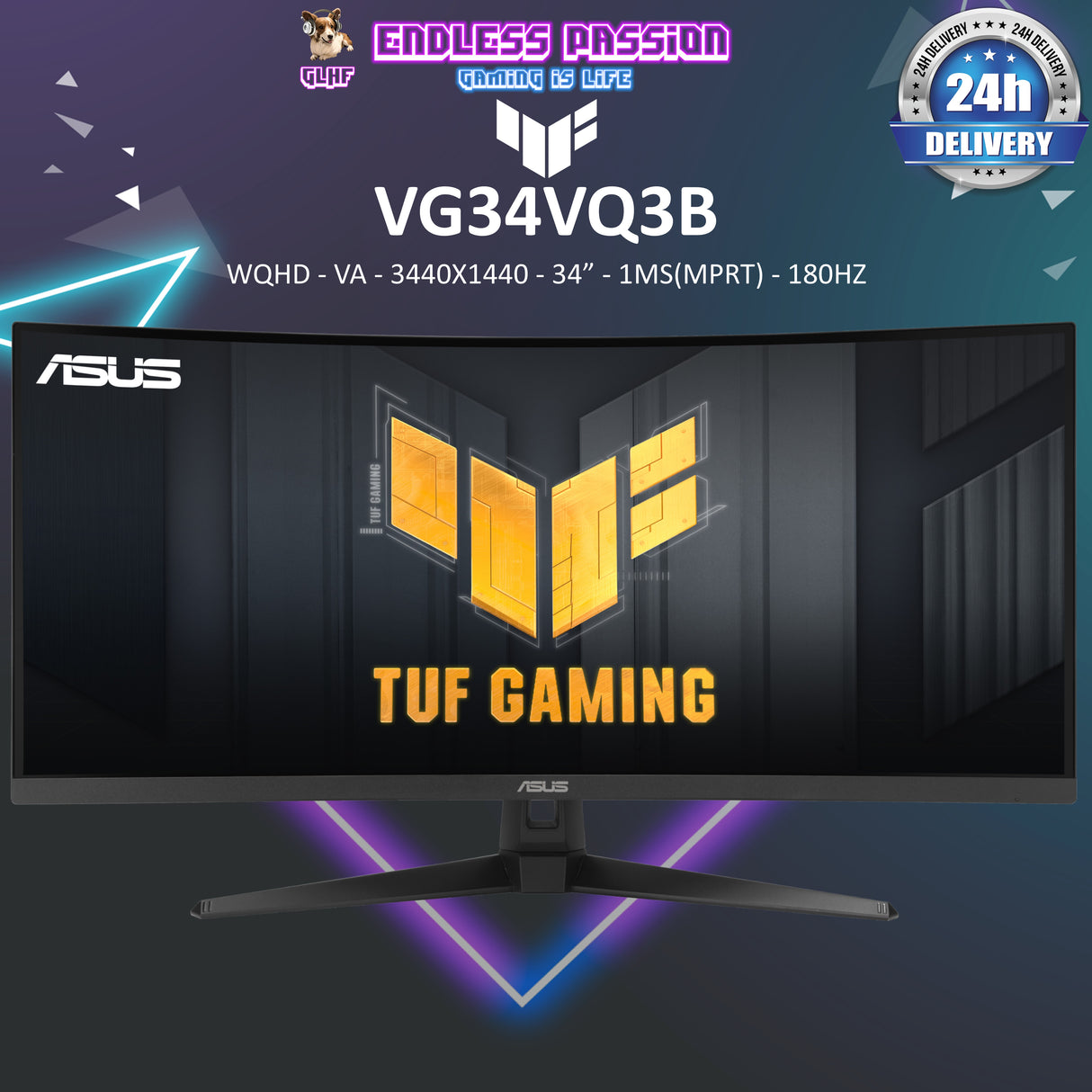 ASUS TUF Gaming VG34VQ3B Gaming Monitor