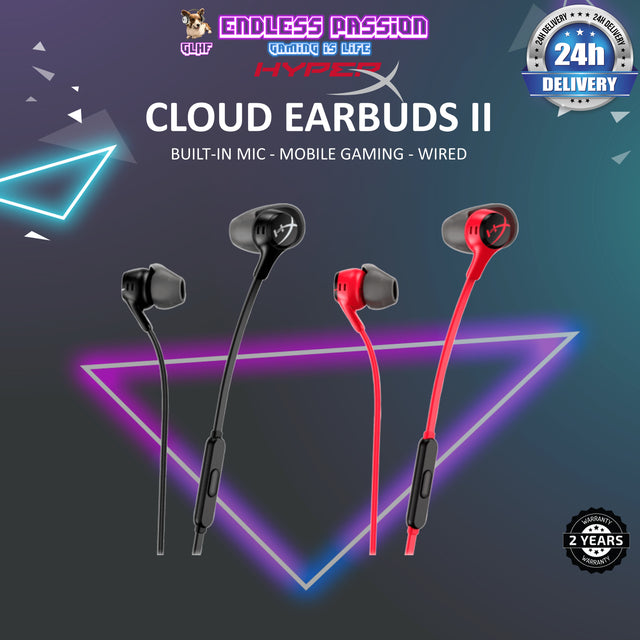HyperX Cloud II Gaming Earbuds – Endless Passion