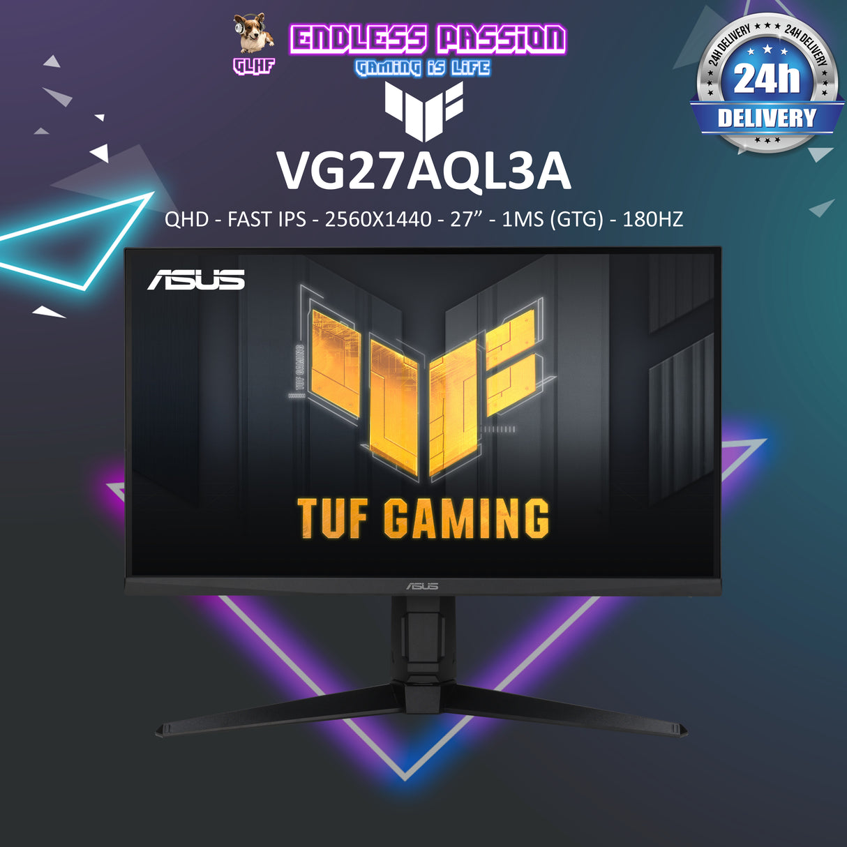 ASUS TUF Gaming VG27AQL3A 27 Inch Gaming Monitor