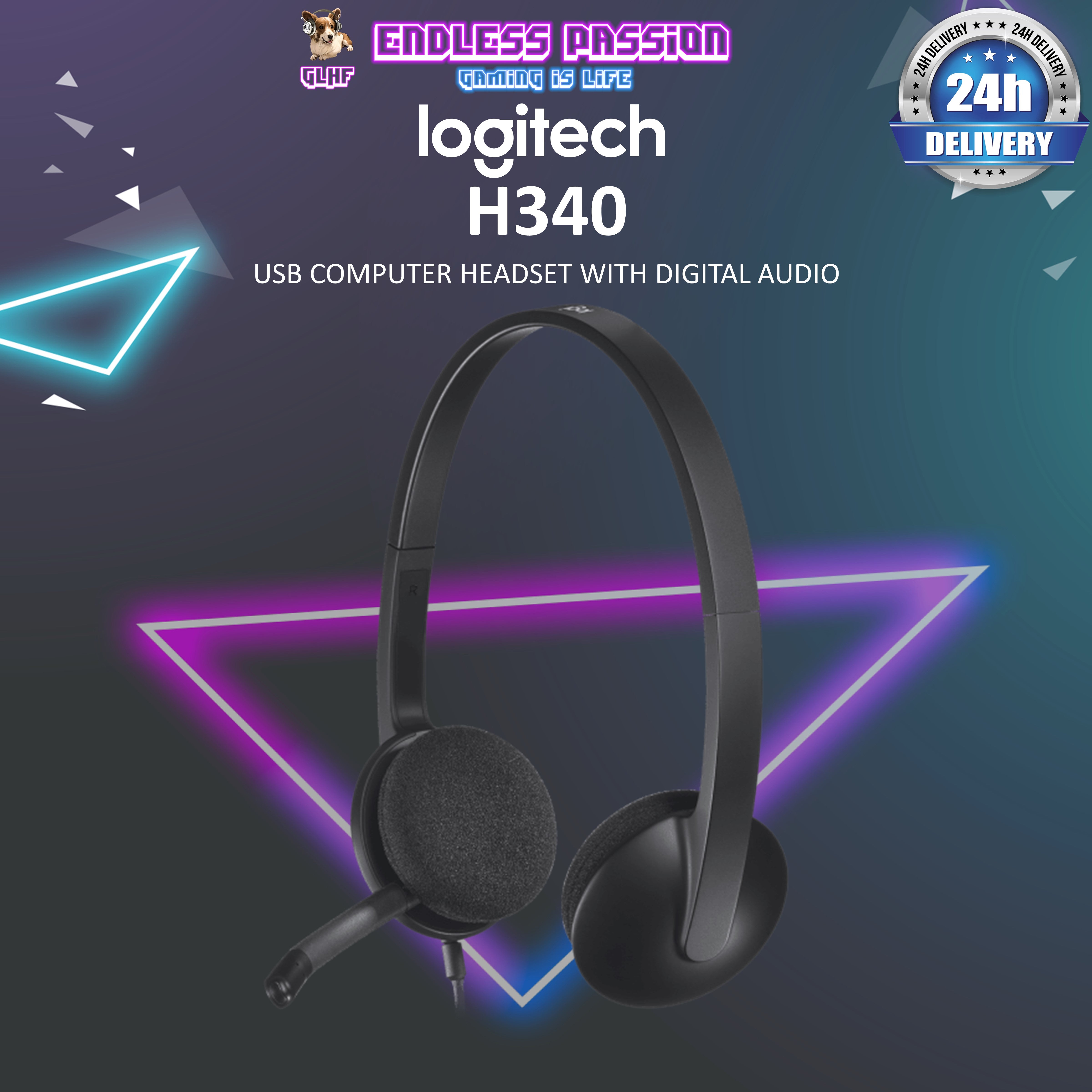 Logitech H340 USB Stereo Headset – Endless Passion