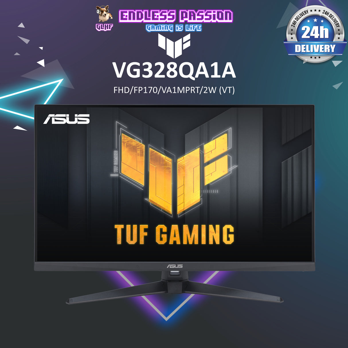 ASUS TUF Gaming VG328QA1A 32 Inch Gaming Monitor
