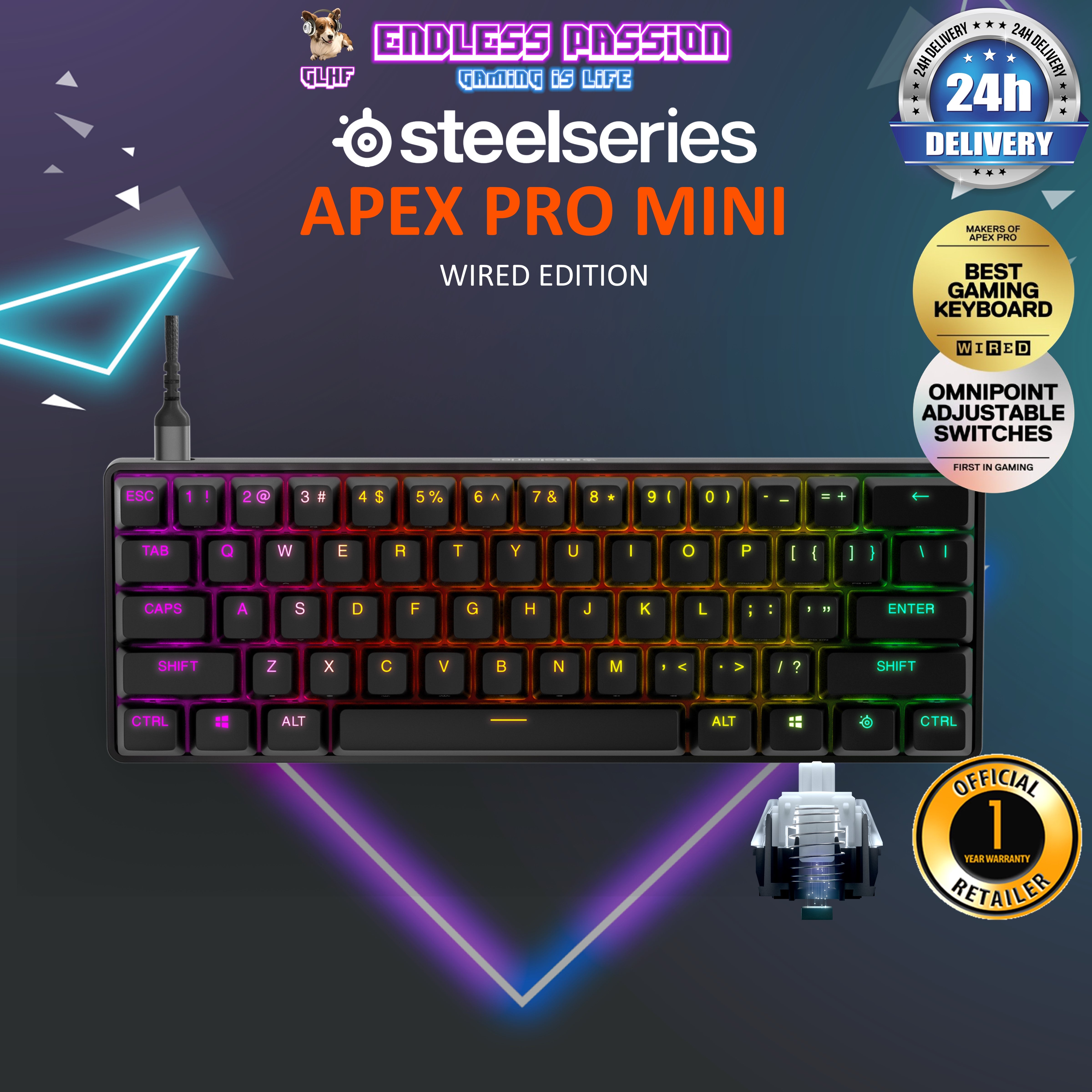 SteelSeries Apex Pro Mini Gaming Keyboard – Endless Passion
