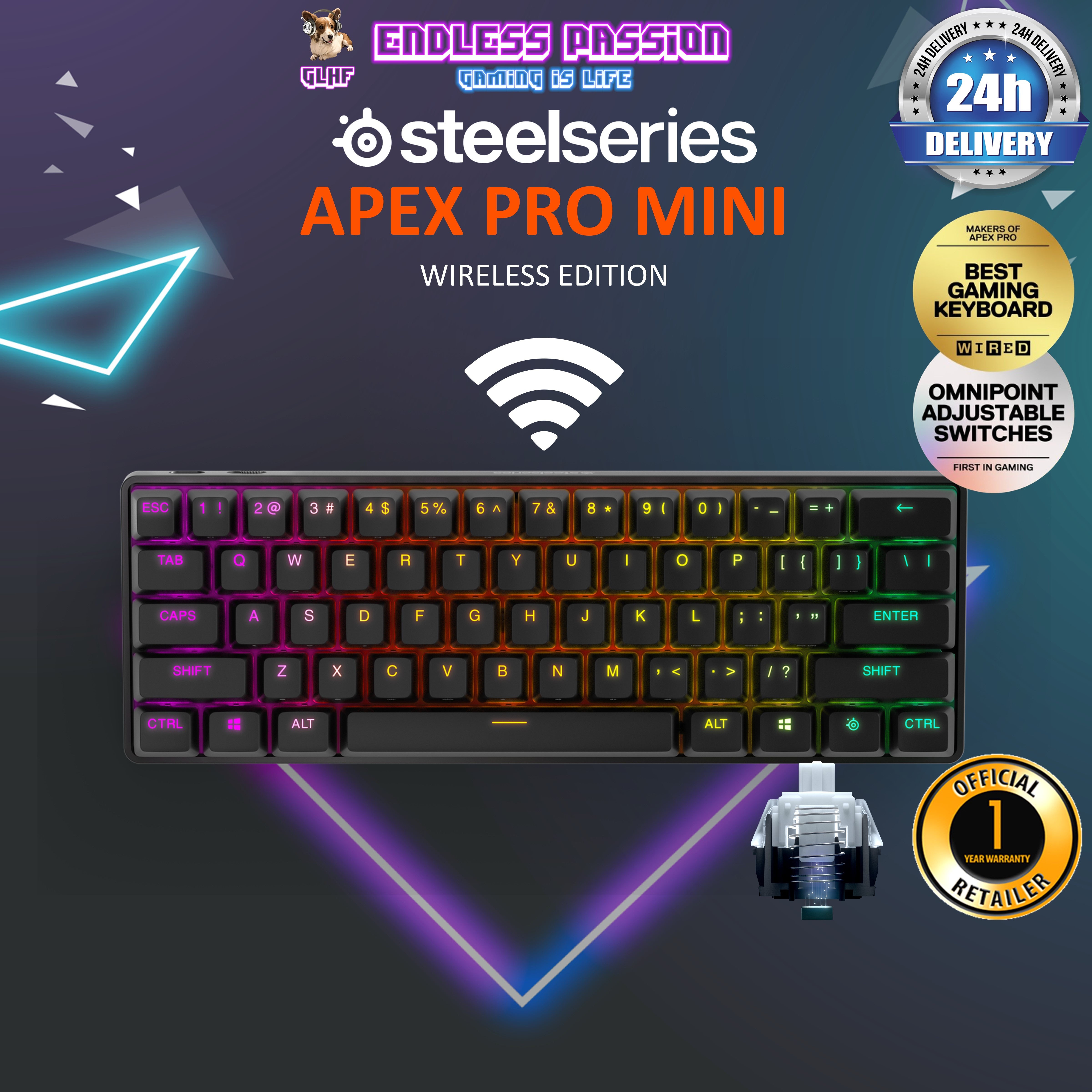 SteelSeries Apex Pro Mini Gaming Keyboard – Endless Passion