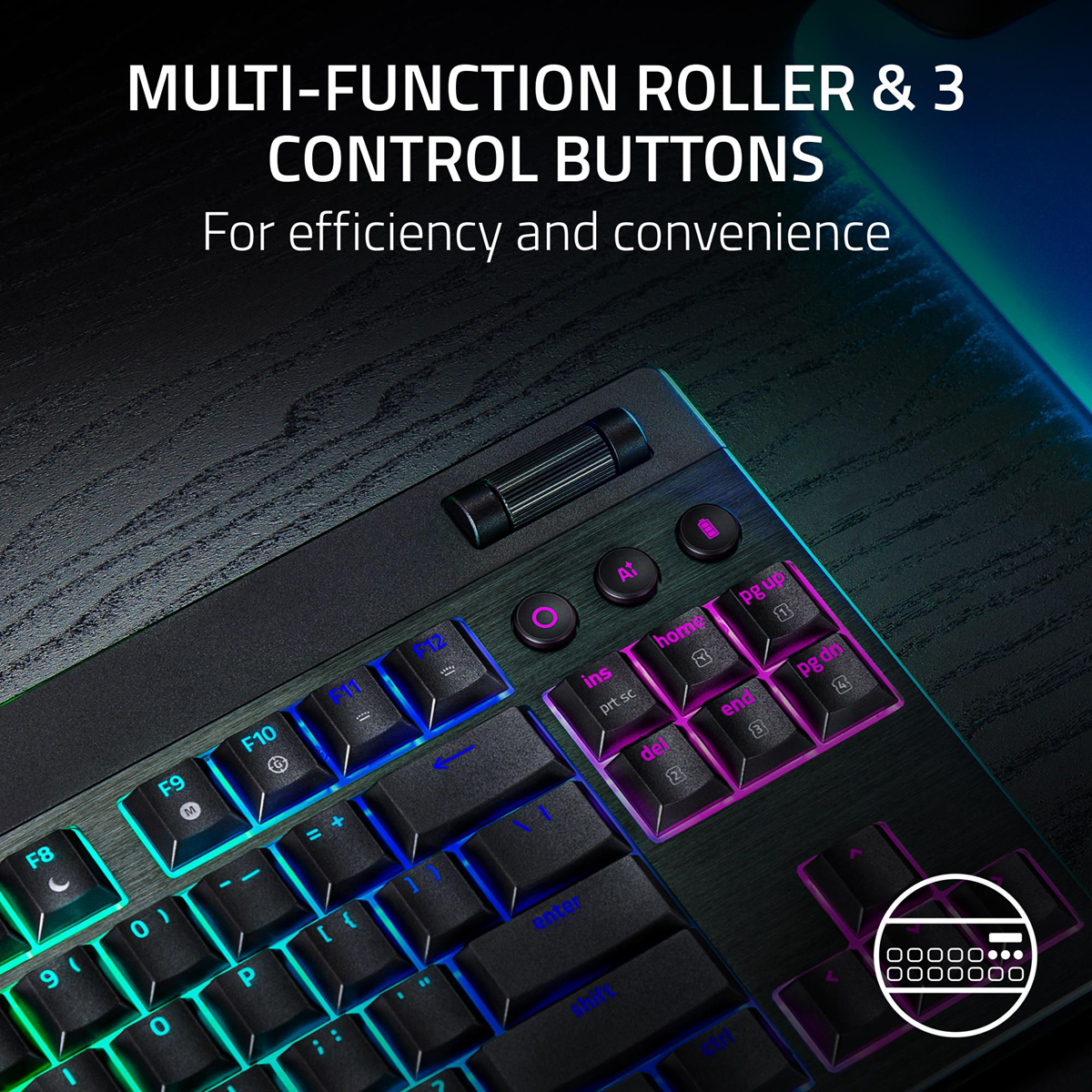 Razer BlackWidow V4 Low profile Tenkeyless HyperSpeed