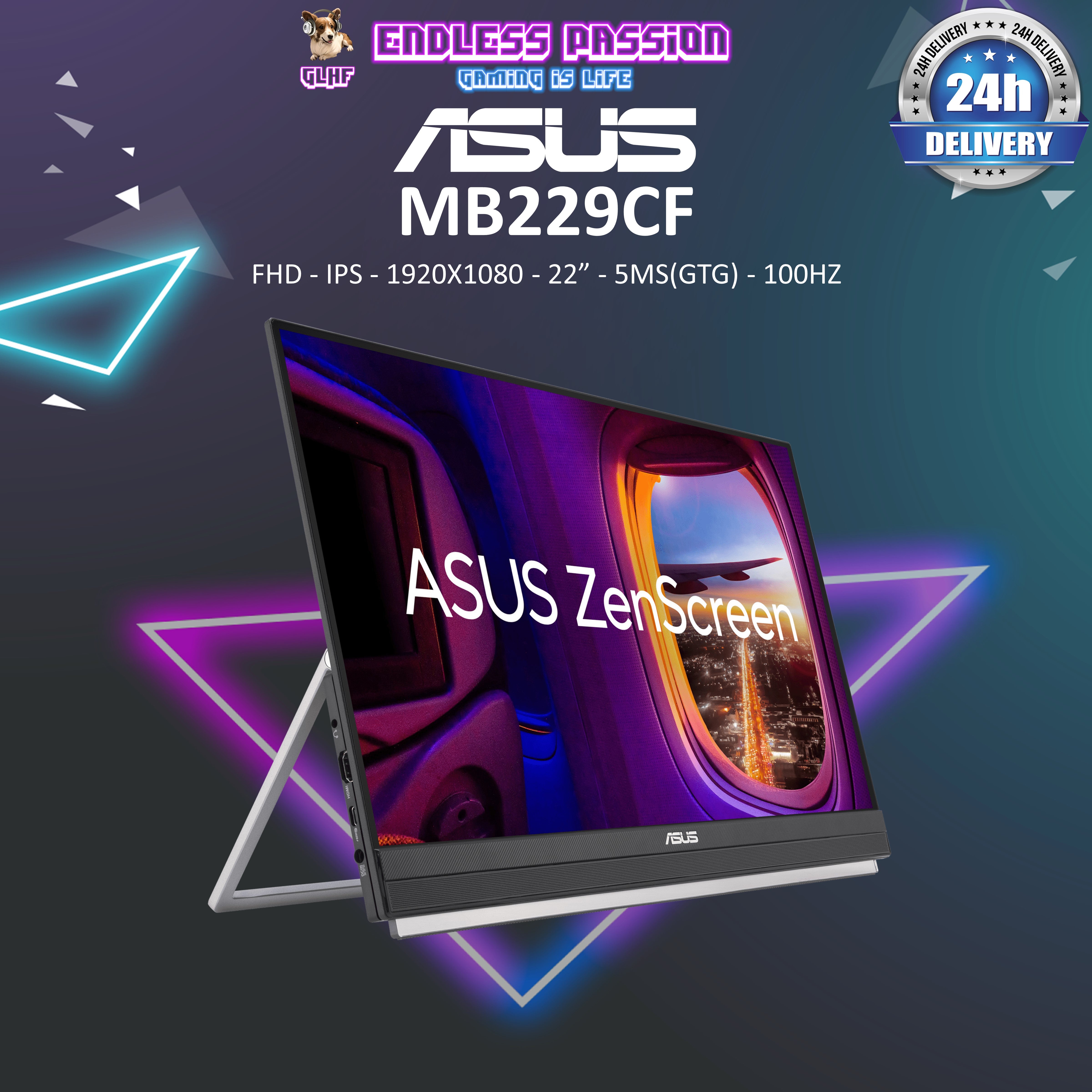 ASUS ZenScreen MB229CF 22 Inch Portable Monitor – Endless ASUS ZenScreen MB229CF 22 Inch Portable Monitor – Endless