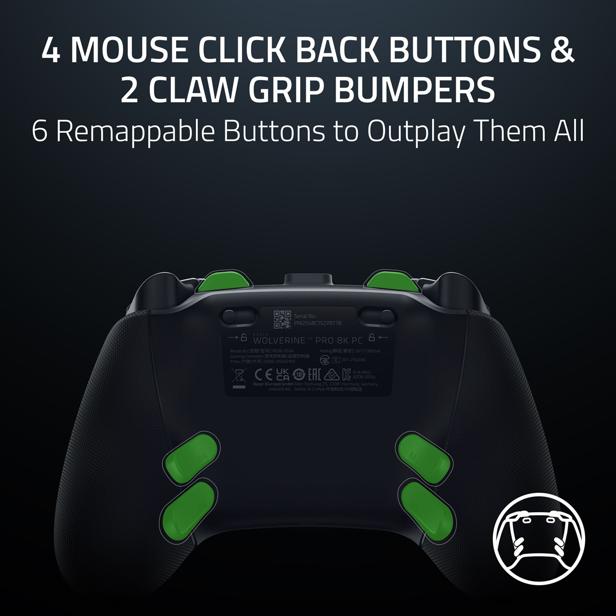 Razer Wolverine V3 Pro 8K PC - Wireless