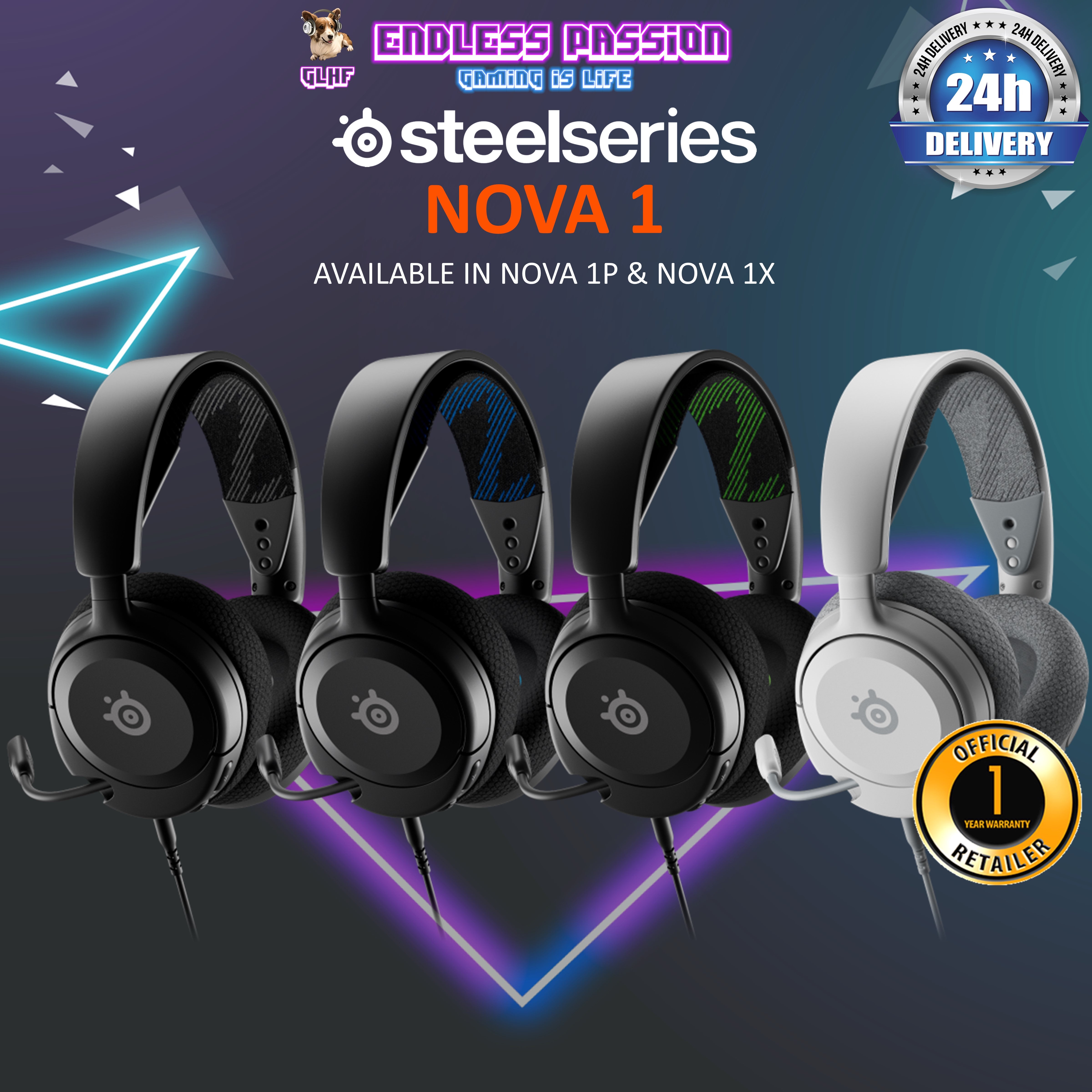 新品　SteelSeries Arctis Nova 1 ブラック Amazon.co.jp: SteelSeries ゲーミングヘッドセット ヘッドホン