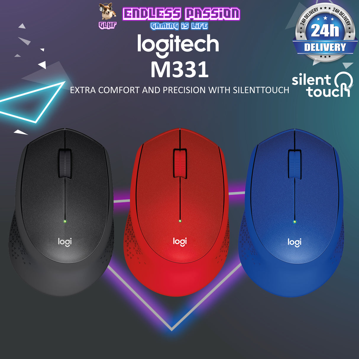 Logitech M331 Silent Plus Wireless Mouse
