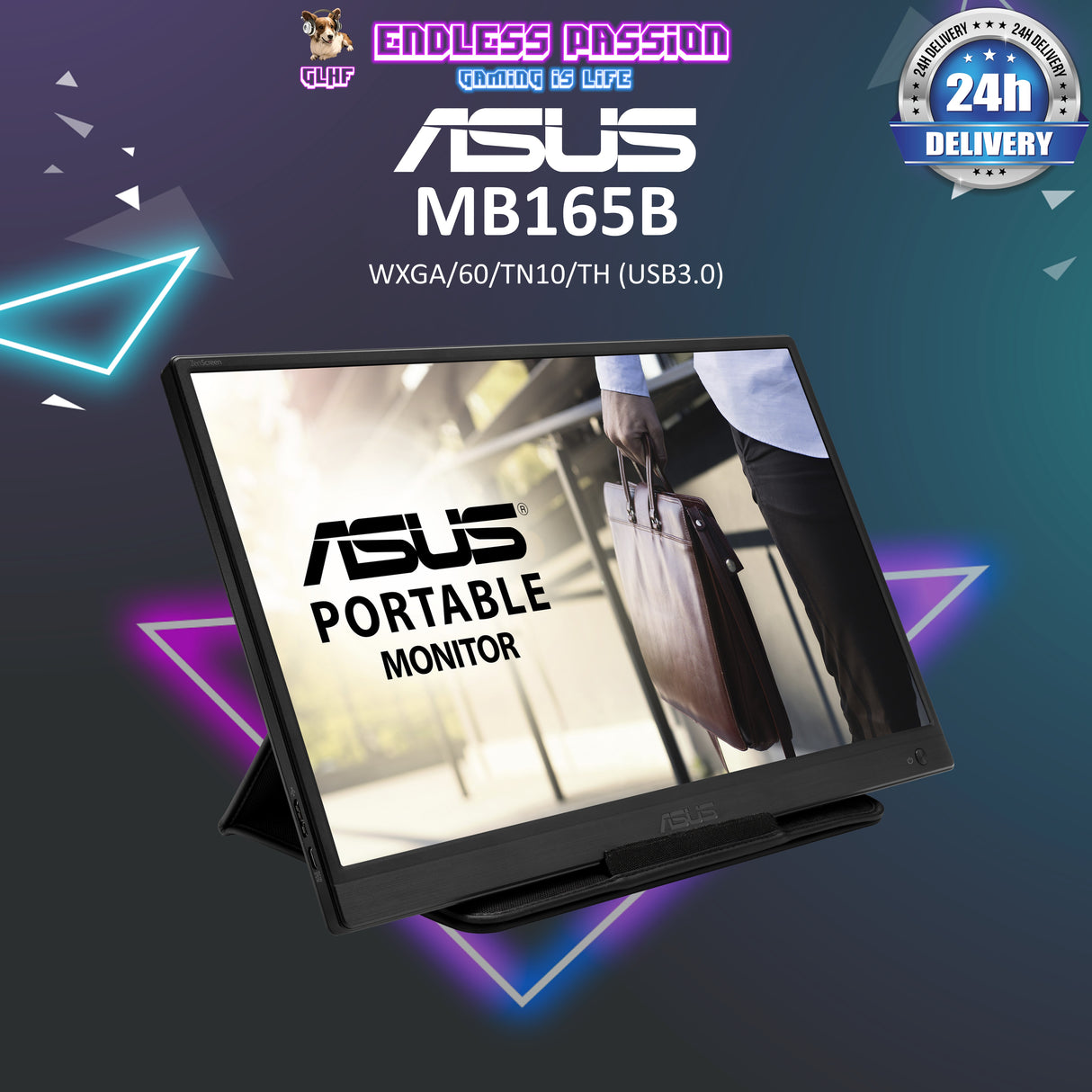 ASUS ZenScreen MB165B 16 Inch Portable Monitor