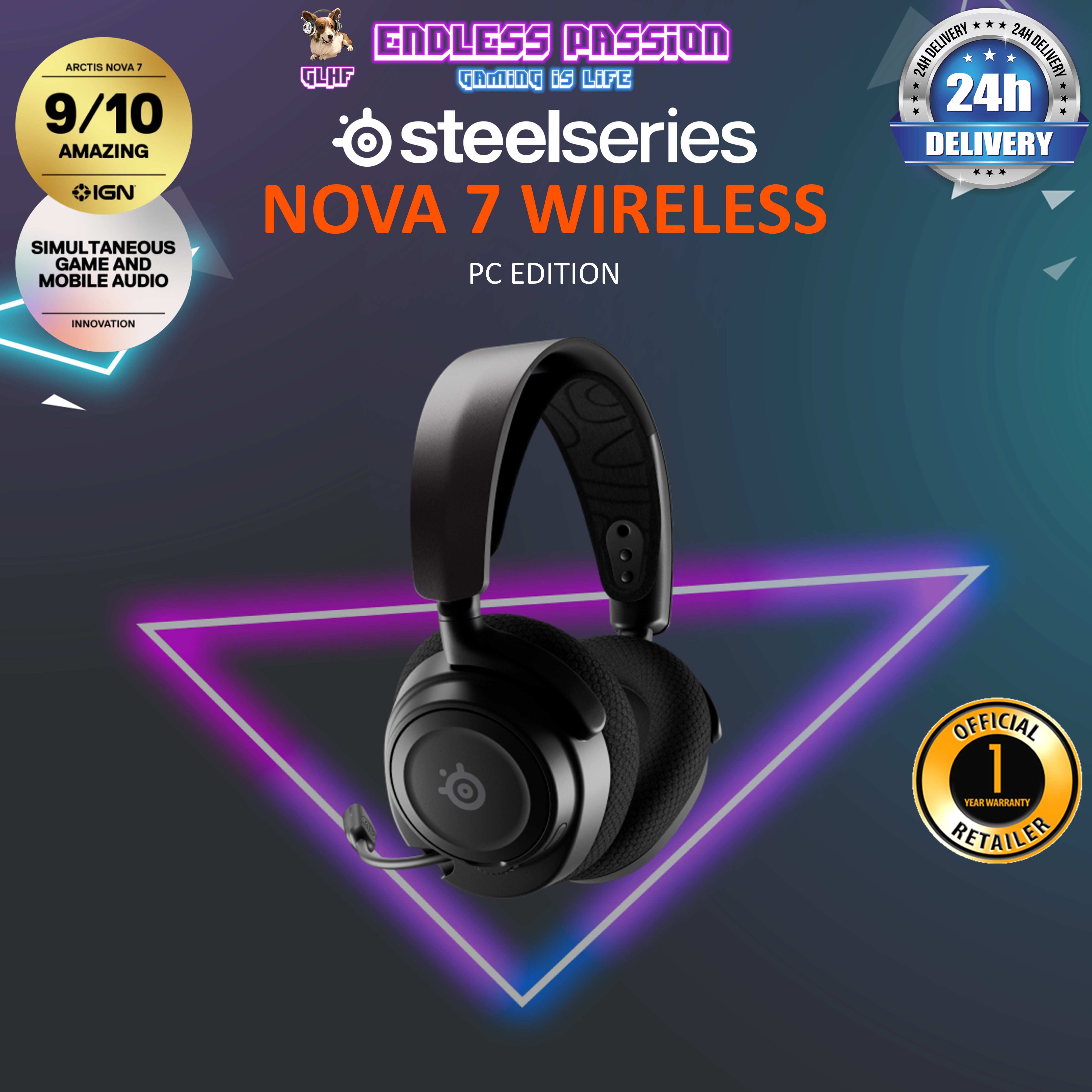 SteelSeries Arctis Nova 7 Wireless Gaming Headset – Endless
