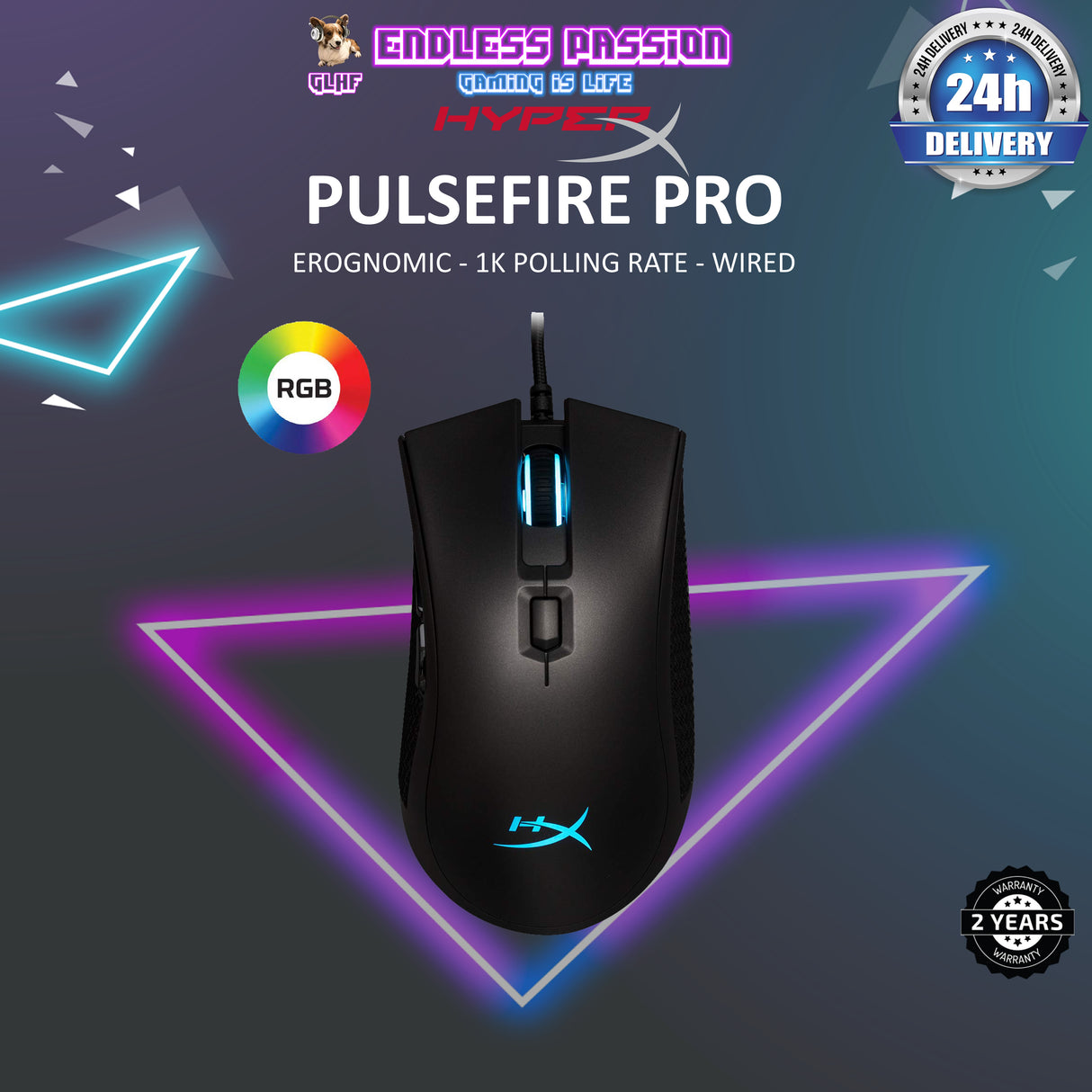 HyperX PulseFire Pro RGB Gaming Mouse