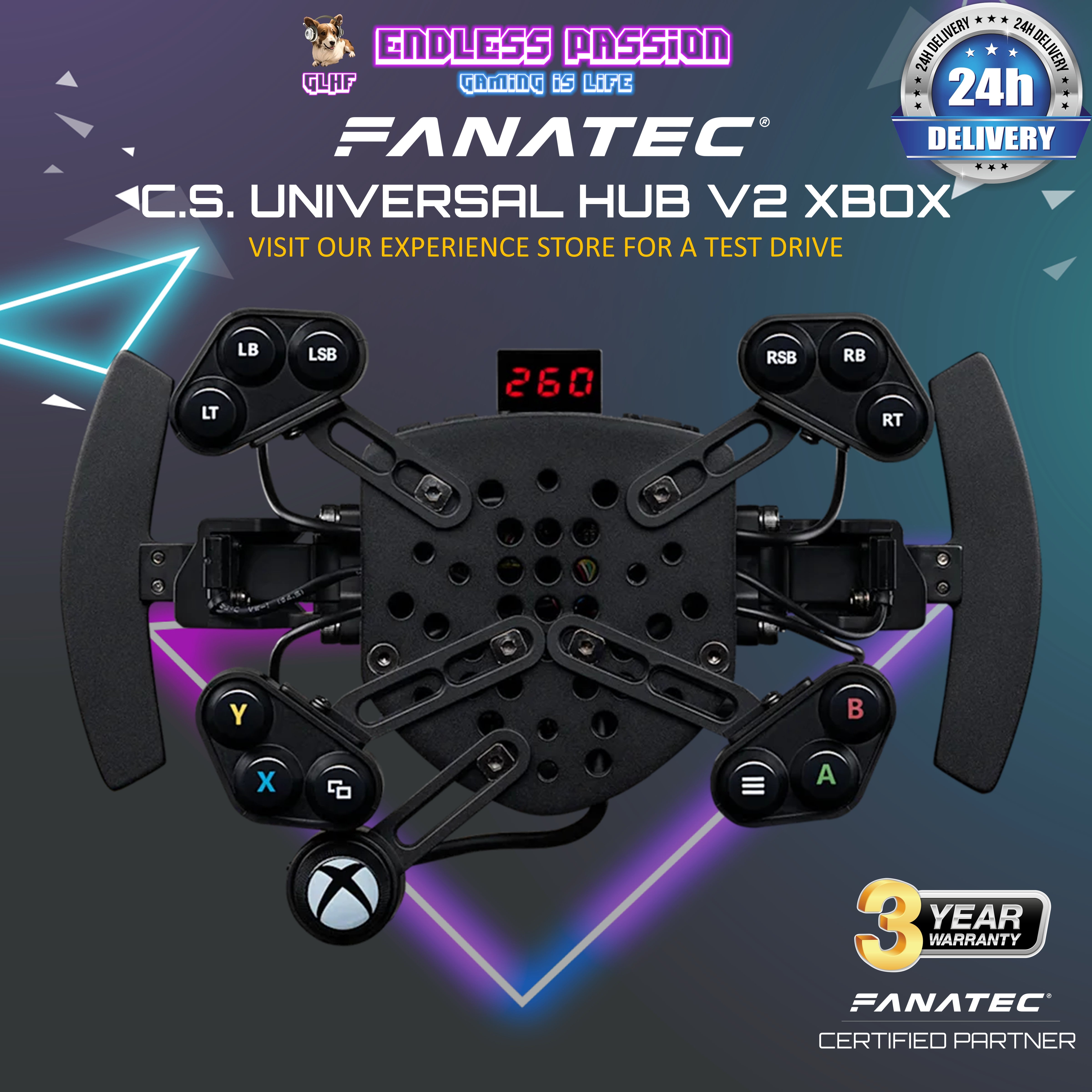 タ*カ様 【送料込】FANATEC　Universal Hub V2 セット ClubSport Universal Hub V2 for Xbox