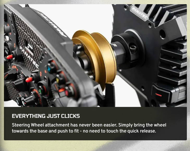 Fanatec QR2 Pro Wheel-side [PRE-ORDER]