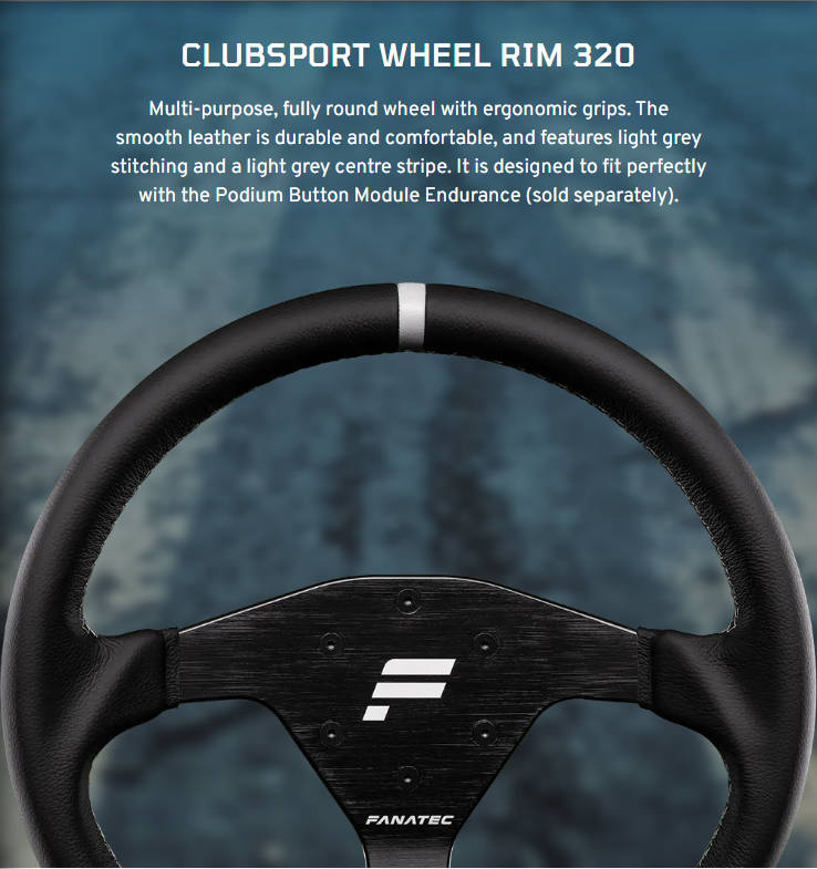 Fanatec ClubSport Wheel Rim 320 [PRE-ORDER]