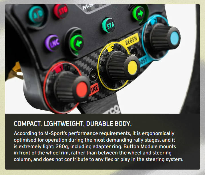 Fanatec Podium Button Module Rally [PRE ORDER]