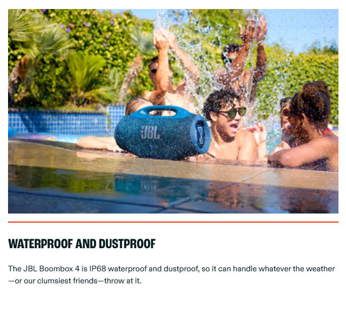 JBL Boombox 4 Portable Bluetooth Speaker