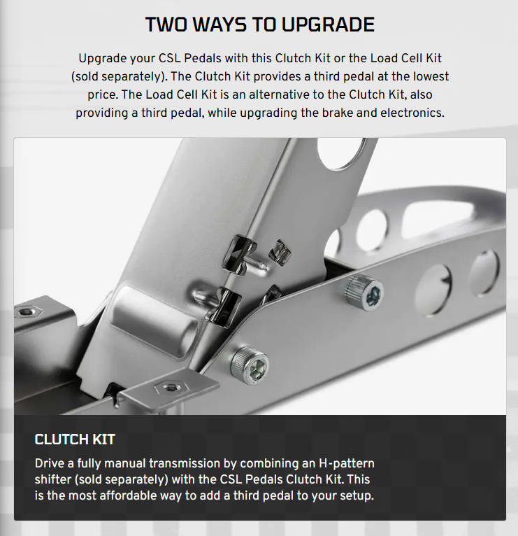 Fanatec CSL Pedal Clutch Kit - PC, PS & Xbox [PRE-ORDER]