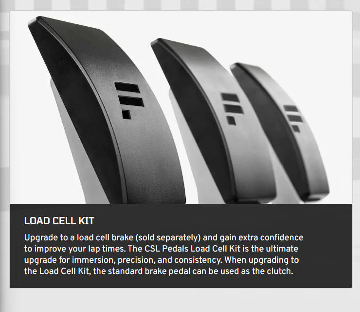 Fanatec CSL Pedal Clutch Kit - PC, PS & Xbox [PRE-ORDER]