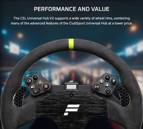 Fanatec CSL Universal Hub V2 + QR2 Lite Wheel-side - PC & PS