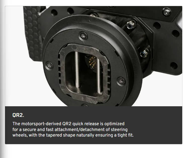 Fanatec CSL Universal Hub V2 + QR2 Lite Wheel-side - PC & PS