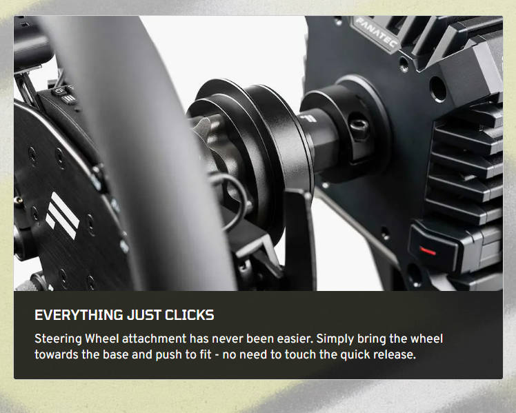 Fanatec QR2 Wheel-side - QR2-WS [PRE-ORDER]