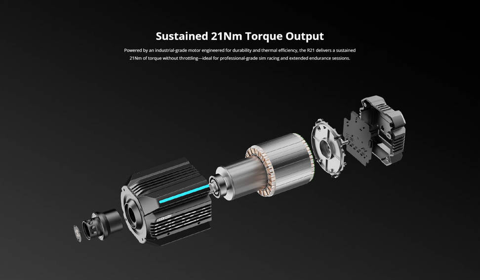 Moza R21 Ultra True Torque Direct Drive Wheel Base - RS091