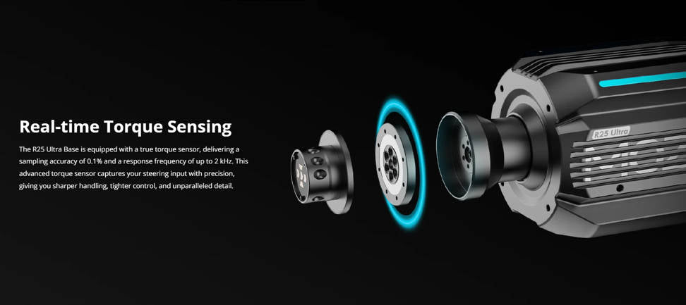 Moza R25 Ultra True Torque Direct Drive Wheel Base - RS091