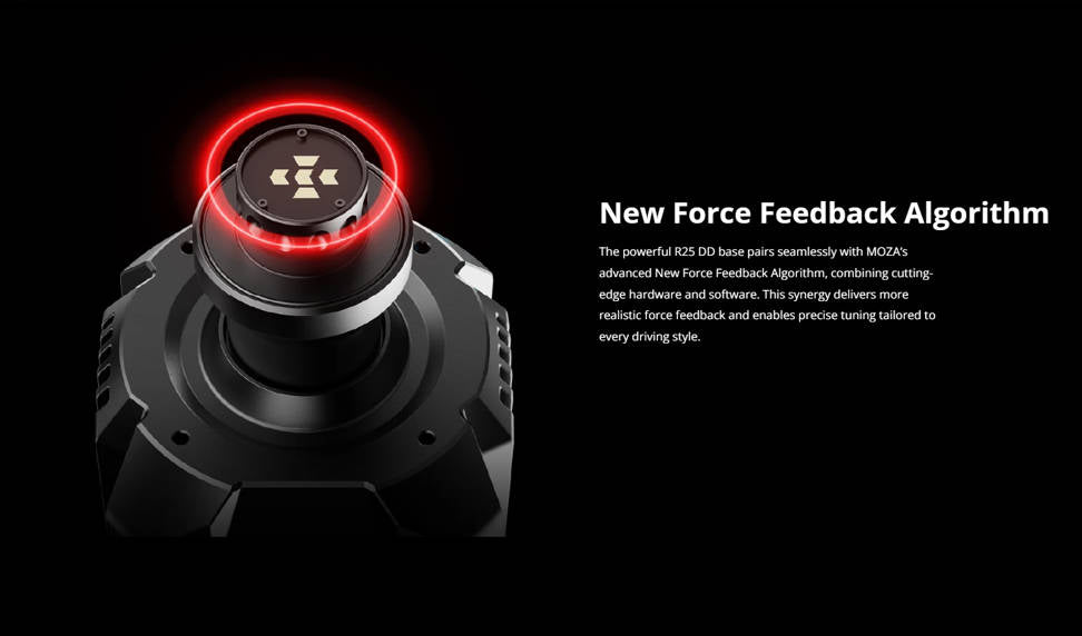 Moza R25 Ultra True Torque Direct Drive Wheel Base - RS091