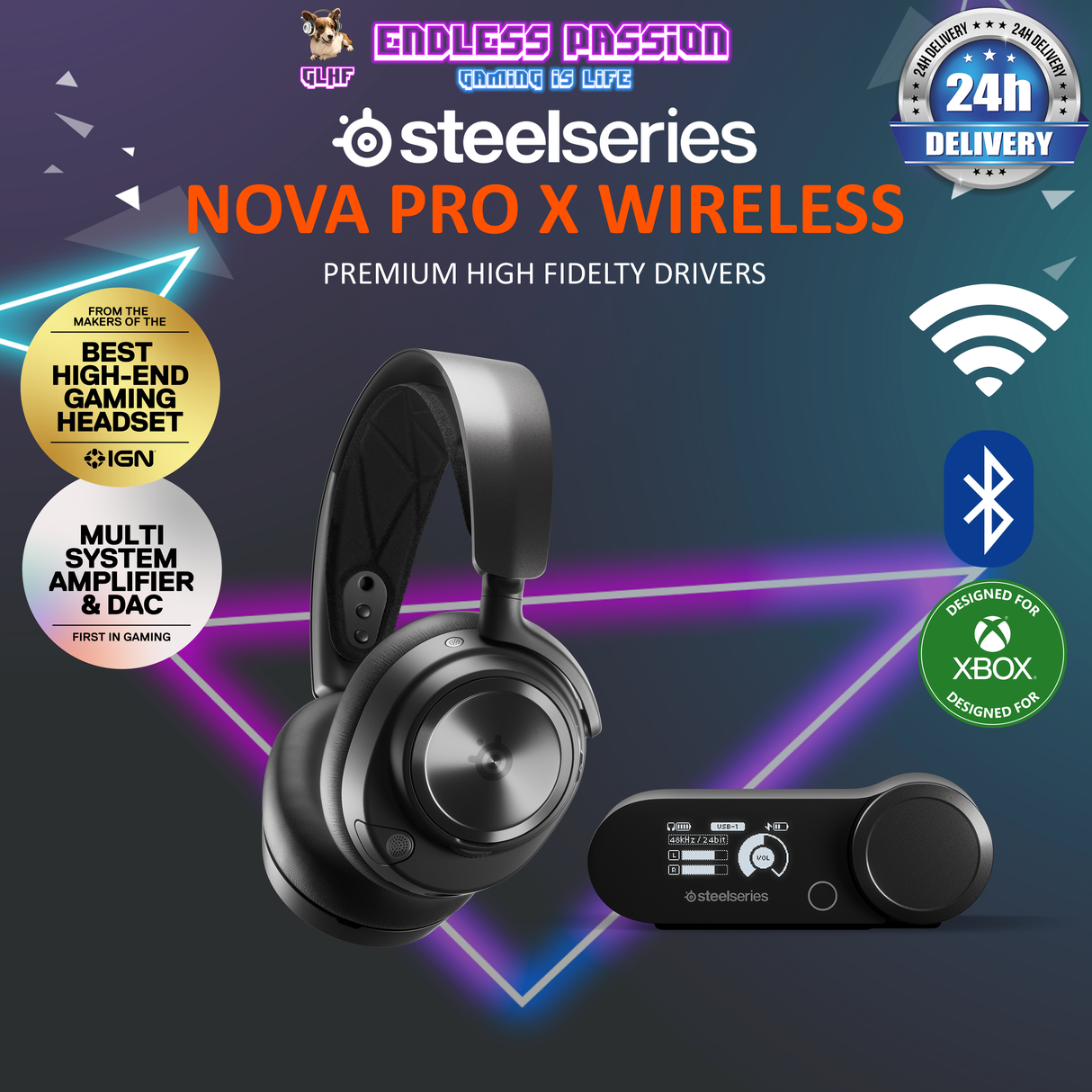 SteelSeries Arctis Nova Pro Wireless for Xbox Gaming Headset SteelSeries Arctis Nova Pro Wireless for Xbox Gaming Headset