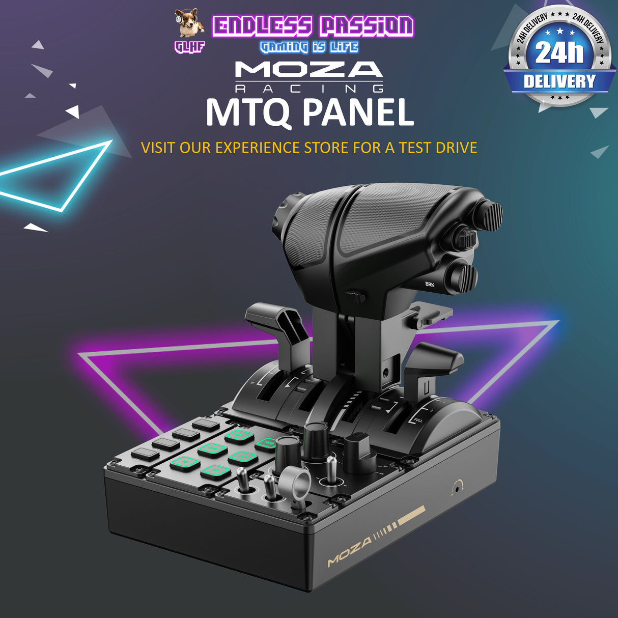 MOZA MTQ Flight Throttle Quadrant