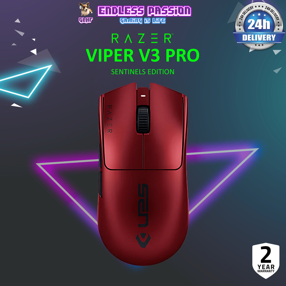 Razer Viper V3 Pro Wireless Esports Gaming Mouse - Sentinels Edition