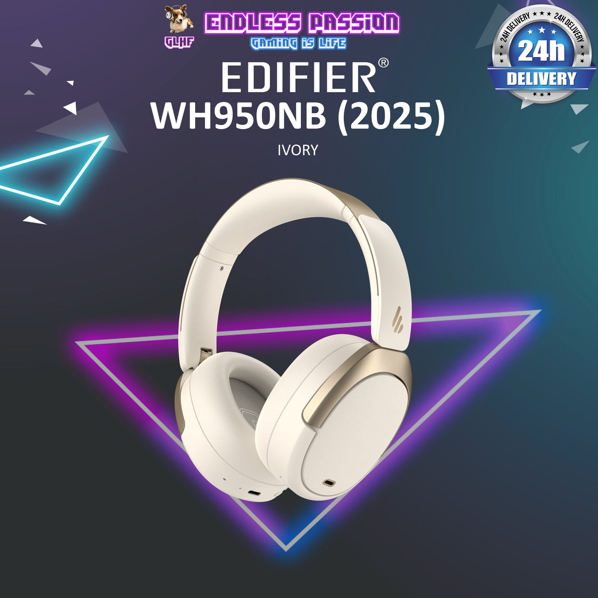 Edifier WH950NB (2025) Hybrid Active Noise Cancelling Wireless Headphones