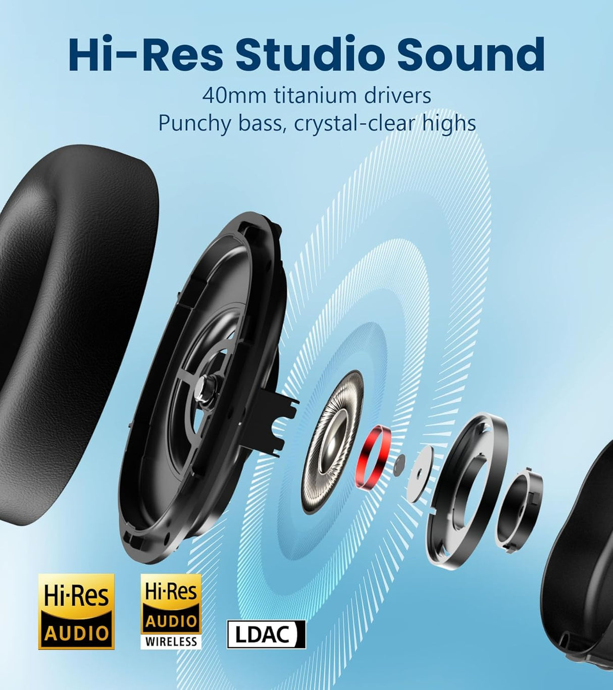 Edifier WH950NB (2025) Hybrid Active Noise Cancelling Wireless Headphones