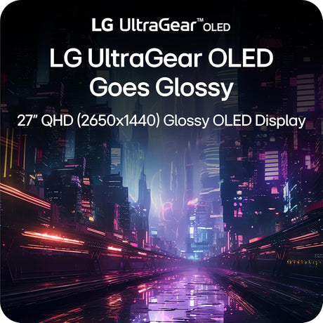 LG 27GX704A-B 27-inch Ultragear QHD (2650x1440) OLED Gaming Monitor 240Hz, 0.03ms