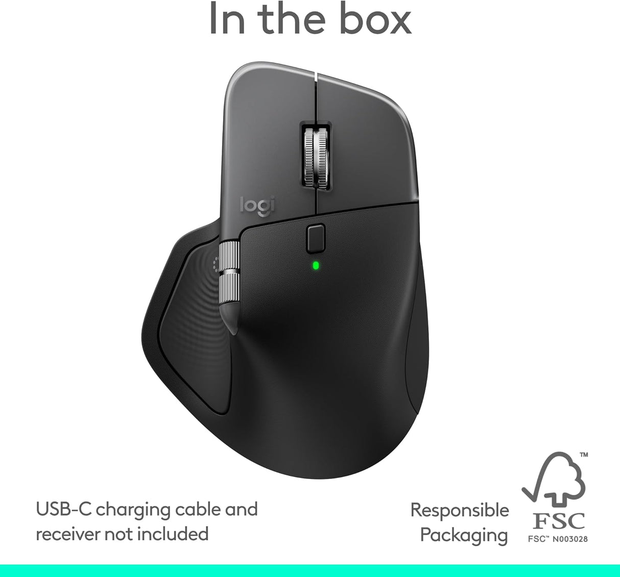 Logitech MX Master 4 Ergonomic Wireless Mouse With Haptic Feedback