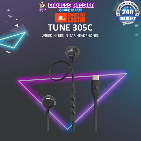 JBL Tune 305C USBC In-Ear Wired Headphone