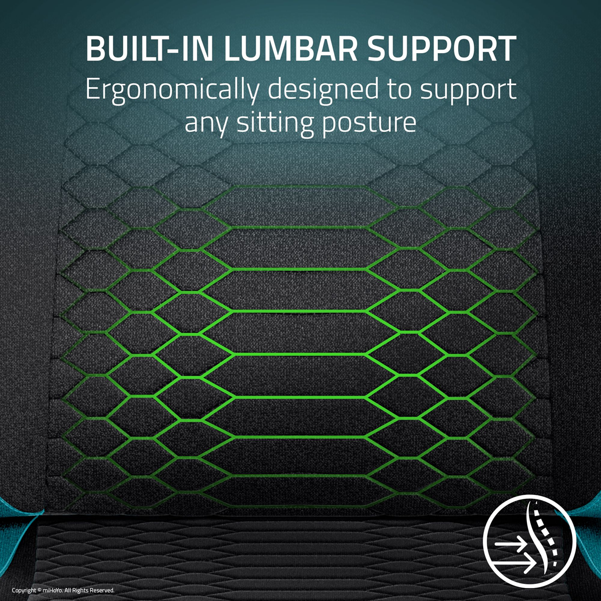 Razer Iskur V2 X Zenless Zone Zero Edition - Core Ergonomic Gaming Chair-Black Fabric