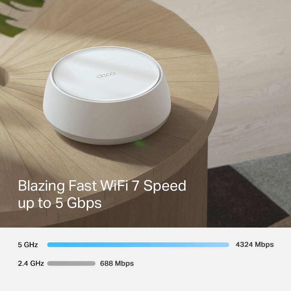 TP Link Deco BE25 BE5000 Whole Home Mesh WiFi 7 System