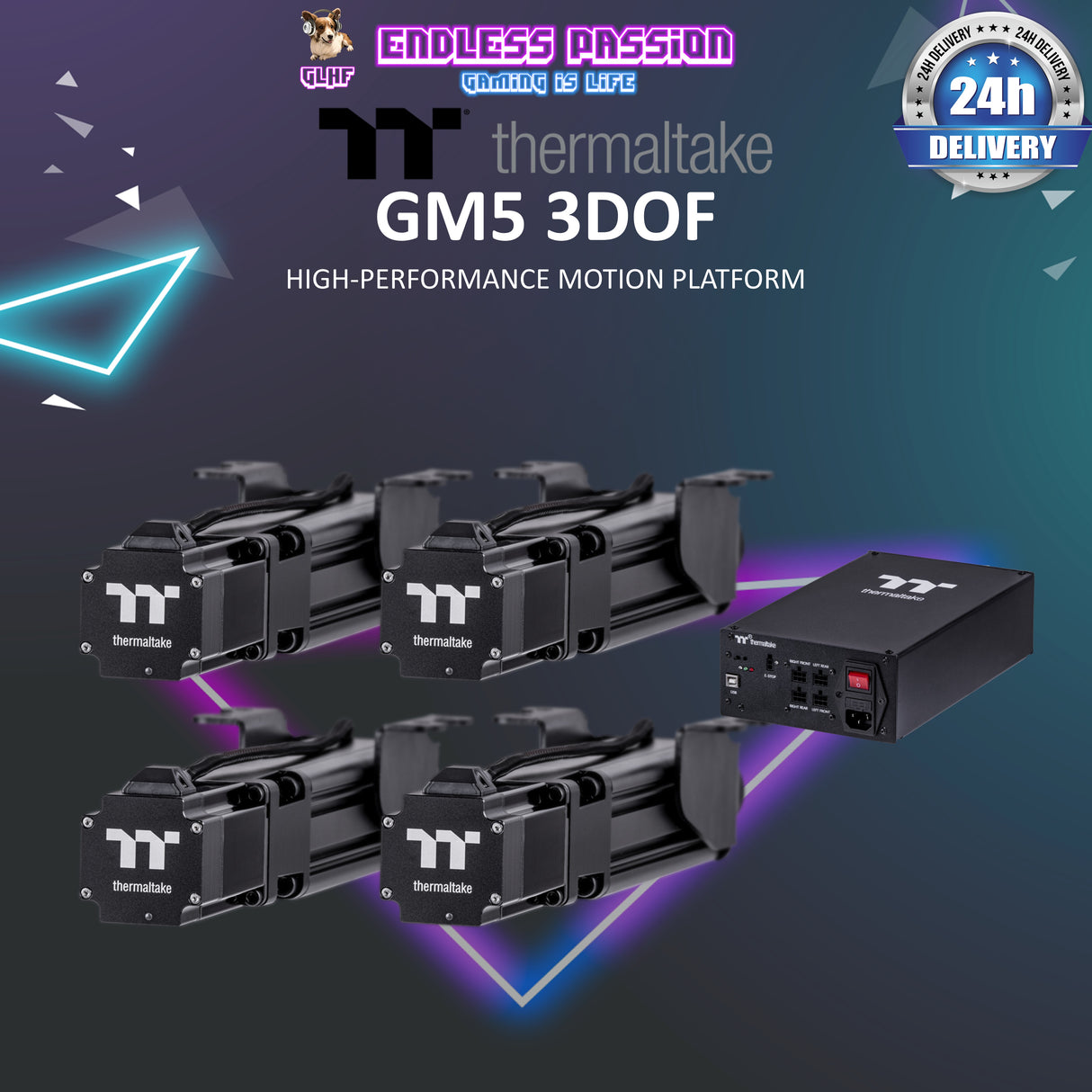 [SHIPPING IN AUGUST] Thermaltake GM5 3DOF Motion System for Racing and Flight
