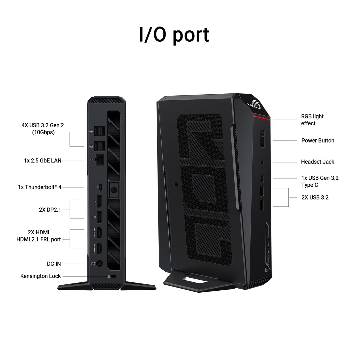 ASUS SYSTEM NUC U9 PC 90AS00I1-M001X0 32GB RTX5080 DDR5 RAM 1TB NVMe SSD