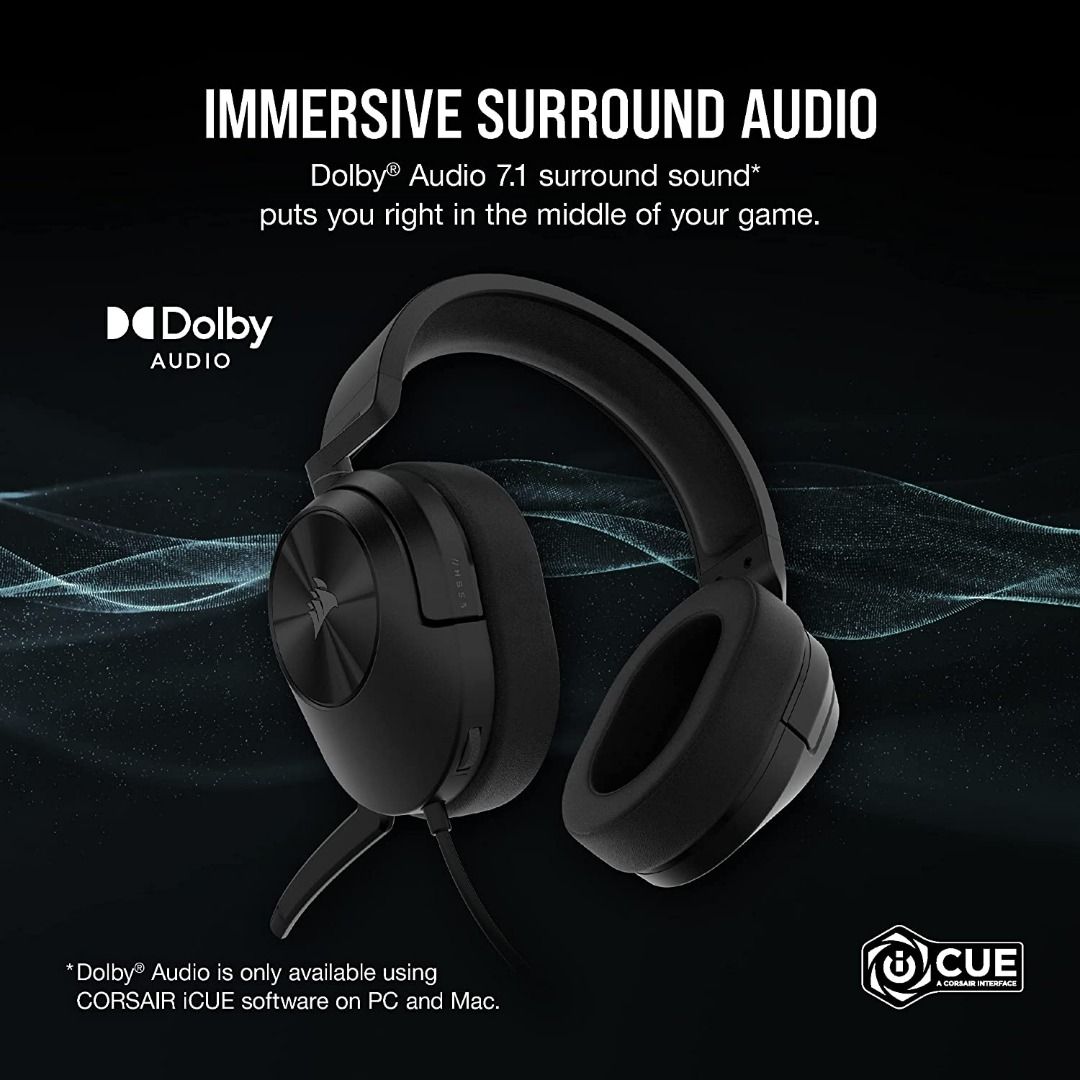 Corsair HS55 Wired Surround Gaming Headset