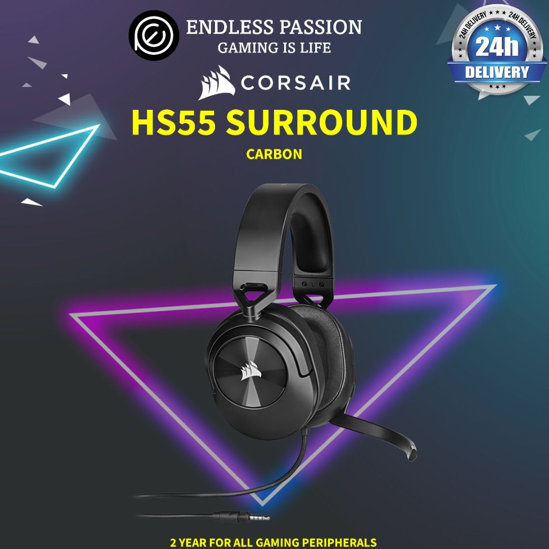 Corsair HS55 Wired Surround Gaming Headset