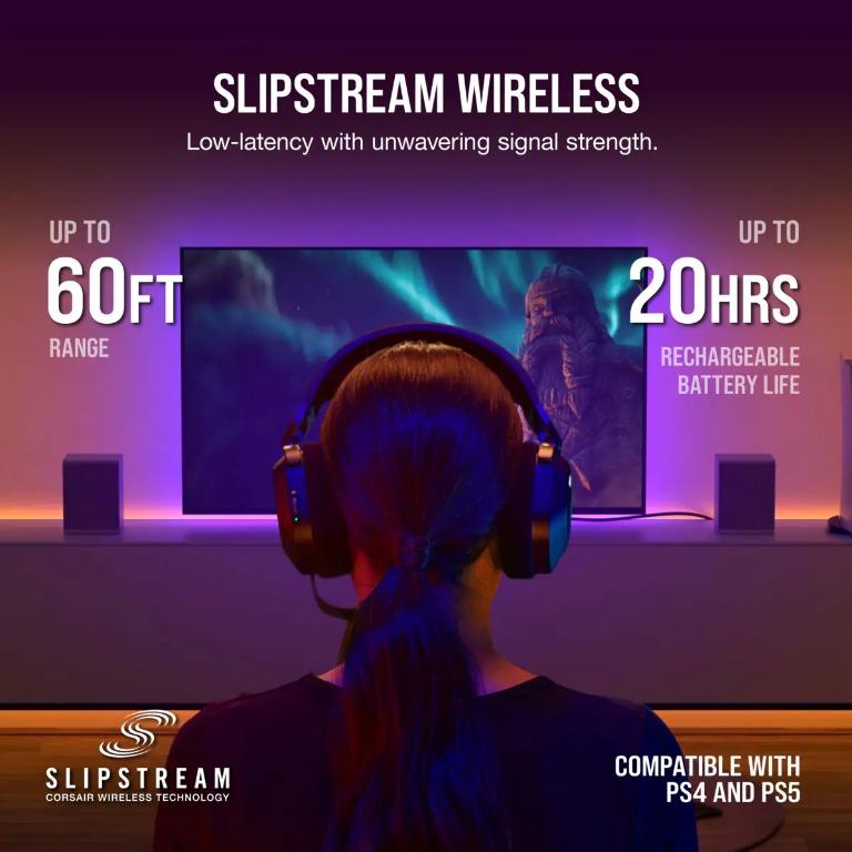 Corsair HS80 RGB Wireless Premium Gaming Headset