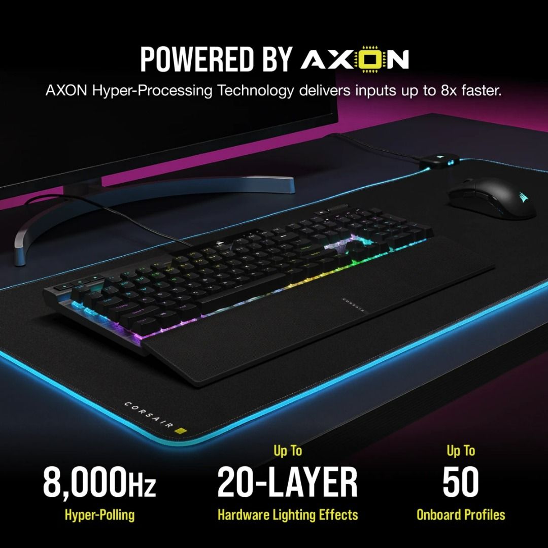 Corsair K70 PRO RGB Wired Optical-Mechanical Gaming Keyboard