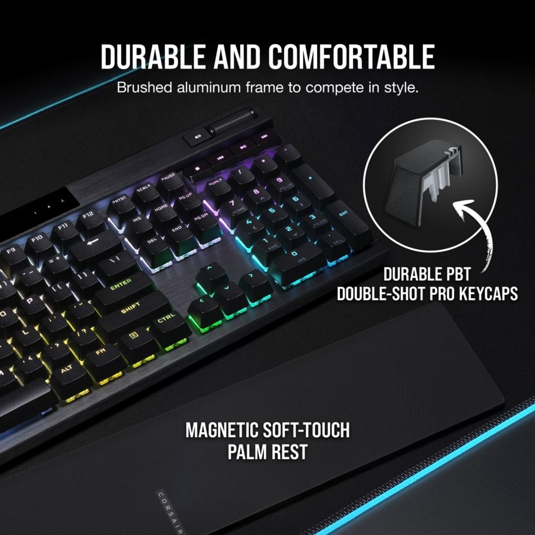 Corsair K70 PRO RGB Wired Optical-Mechanical Gaming Keyboard