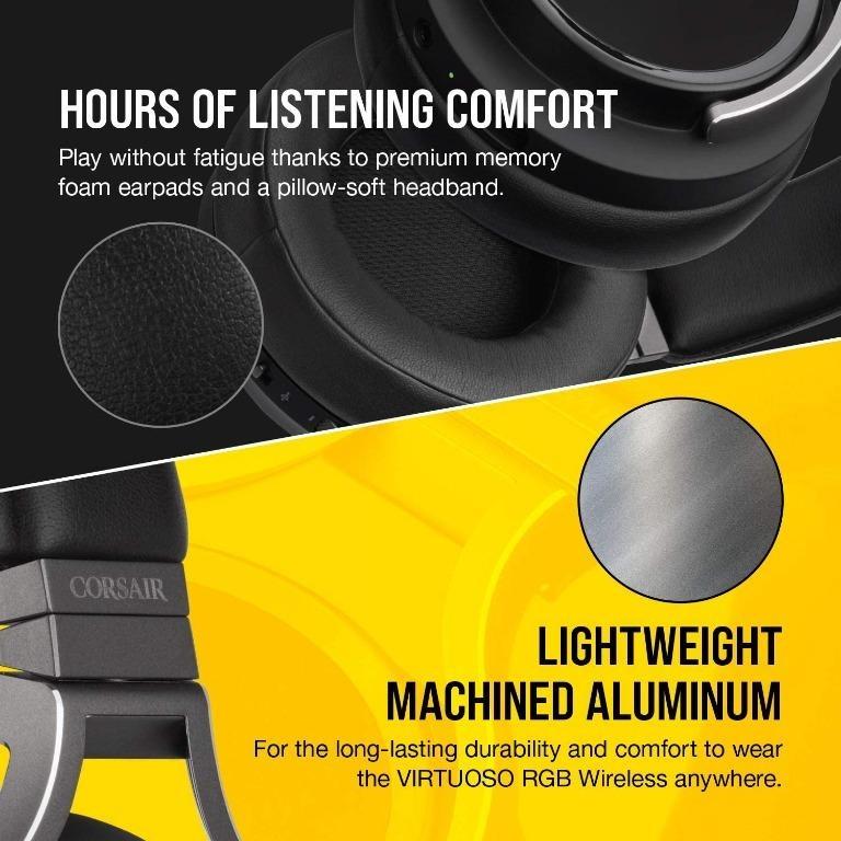 Corsair Virtuoso RGB Wireless High-Fidelity Gaming Headset