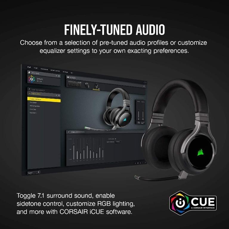 Corsair Virtuoso RGB Wireless High-Fidelity Gaming Headset